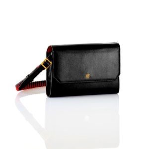 Shanghai Tang Woven Leather Strap 3-way Waist Bag